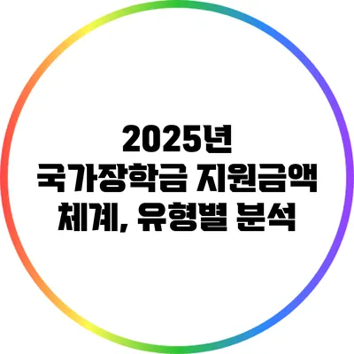 2025년 국가장학금 지원금액 체계, 유형별 분석