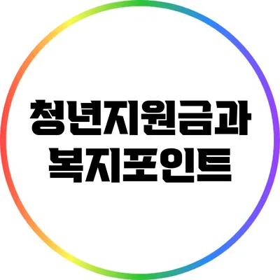 청년지원금과 복지포인트